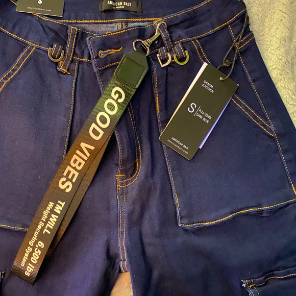 Dark Denim Joggers Size S - Picture 4 of 4